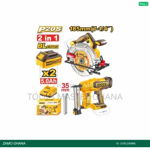 Cordless 20v Circular Saw 7.25" Brad Nailer 35mm 2 - Cosli240866