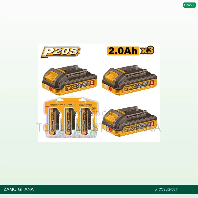 3 PCS Battery 20v 2ah - Cosli240311