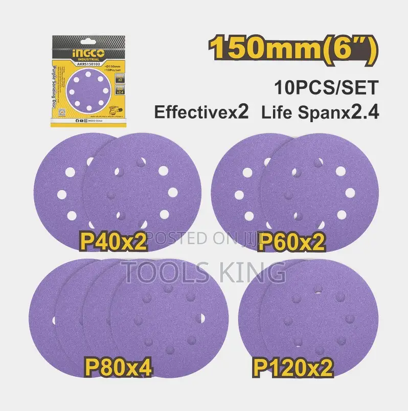Purple Sanding Disc - Akrs150103