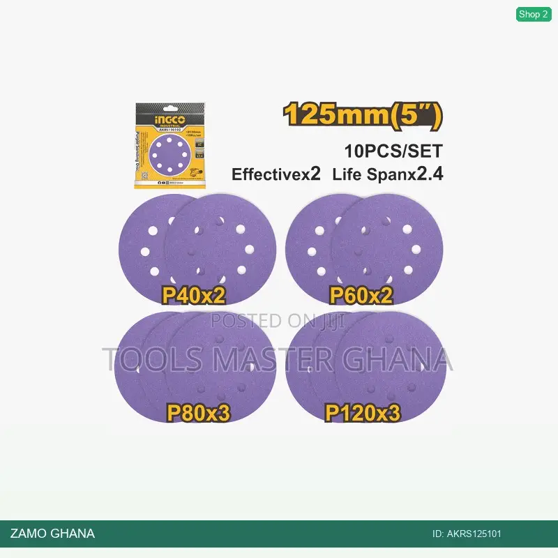 Purple Sanding Disc - Akrs125101