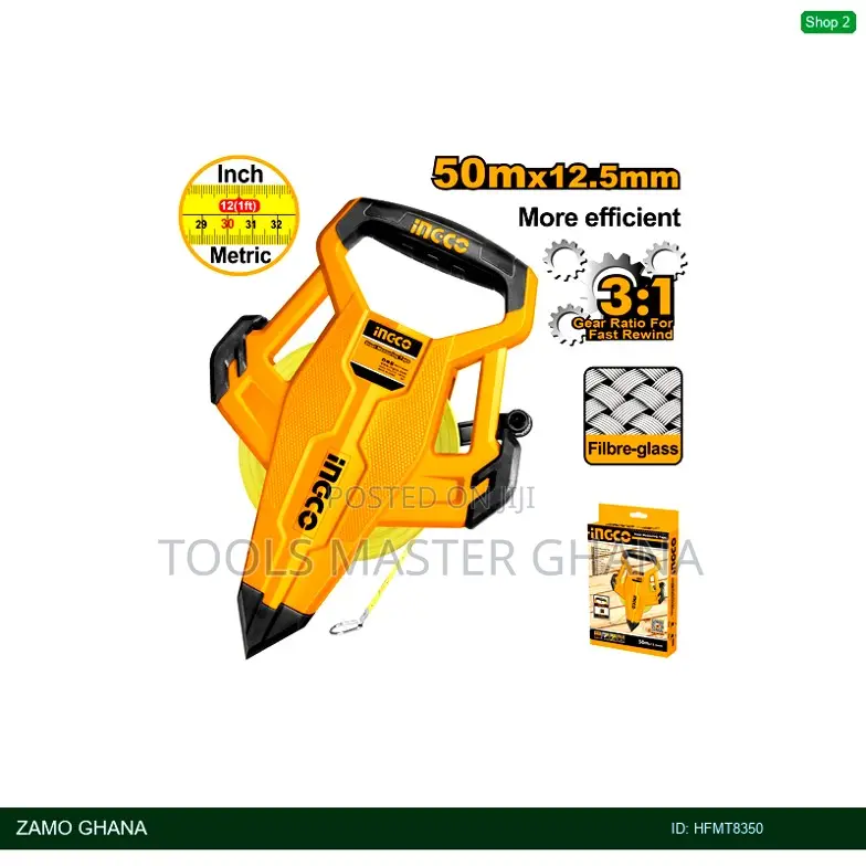 Fibreglass Measuring Tape - Hfmt8350
