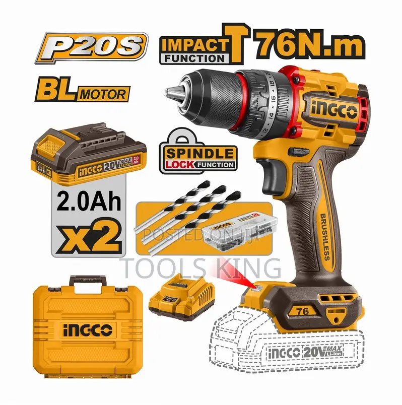 Compact Brushless Cordless Impact - Cidli20768