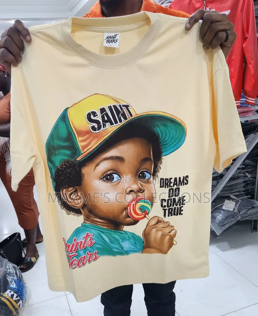 Unisex Saints Tears Graphic T-Shirt