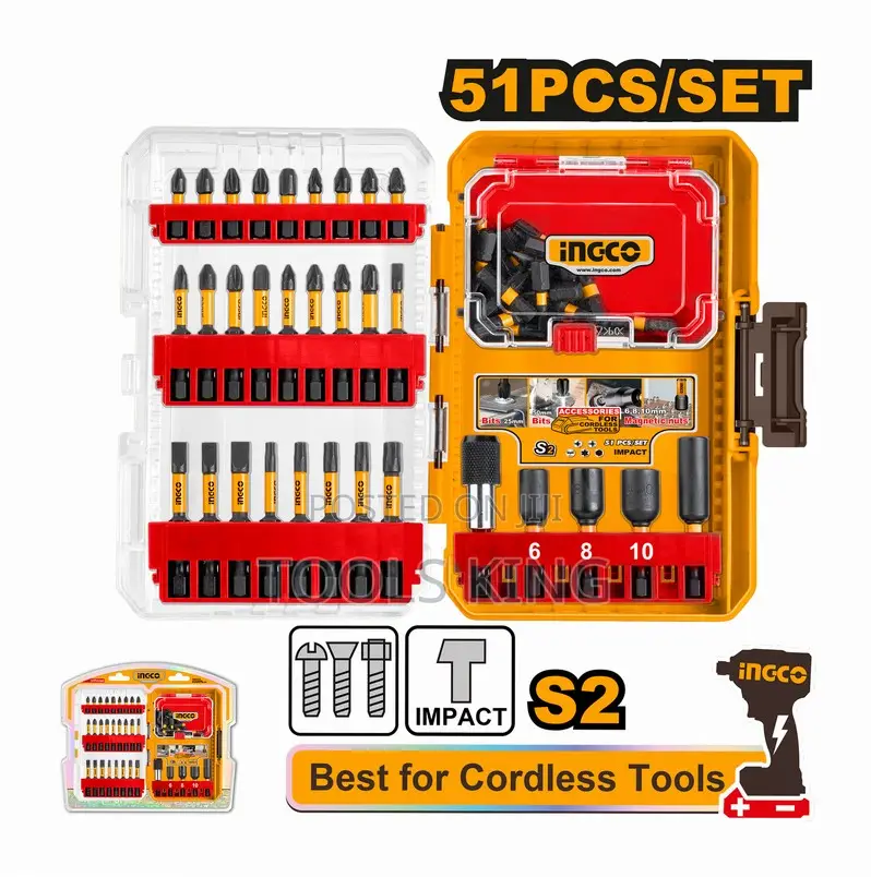 51 PCS Impact Screwdriver Bits - Akdl25106