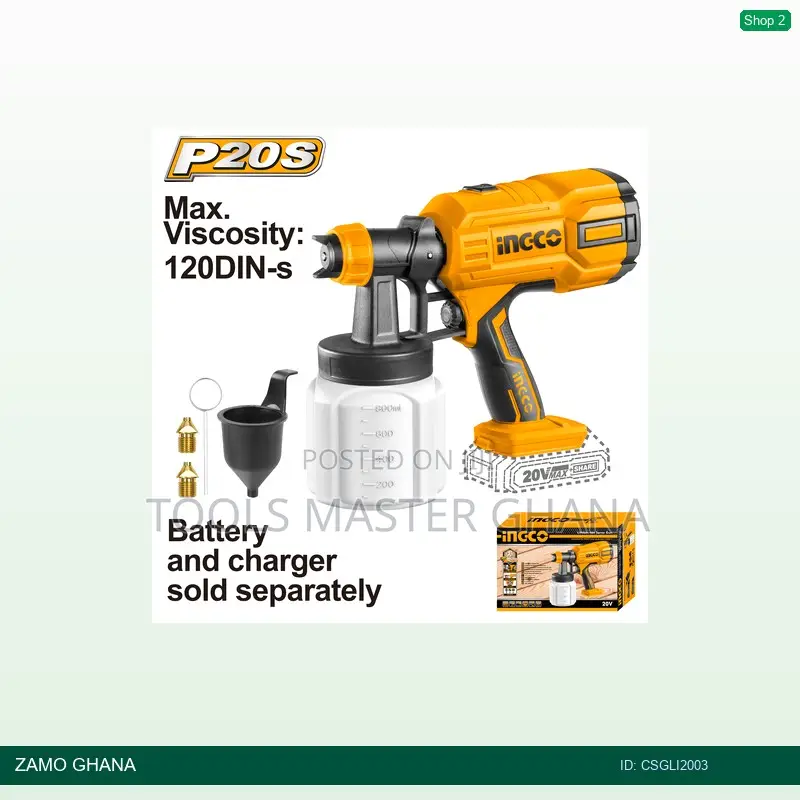 Lithiumion Spray Gun 20v - Csgli2003