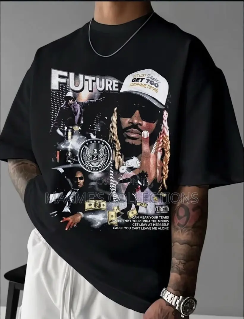 Men’S Vintage Streetwear T- Shirt