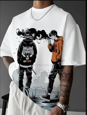 Men’S Vintage Streetwear T- Shirt