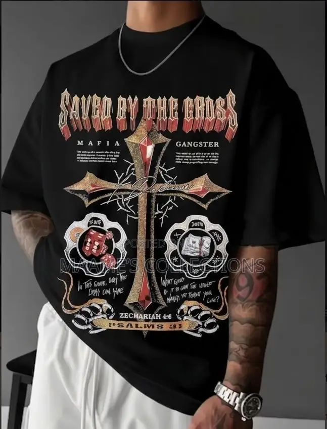 Men’S Vintage Streetwear T- Shirt