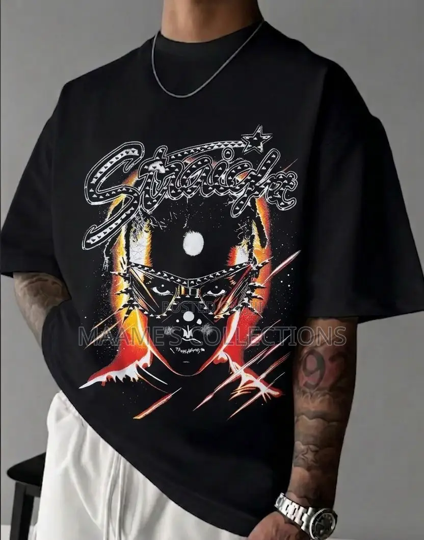 Men’S Vintage Streetwear T- Shirt