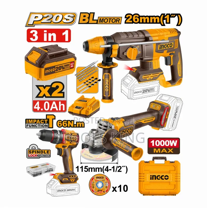 Cordless 3 PCS Combo - Cosli241198
