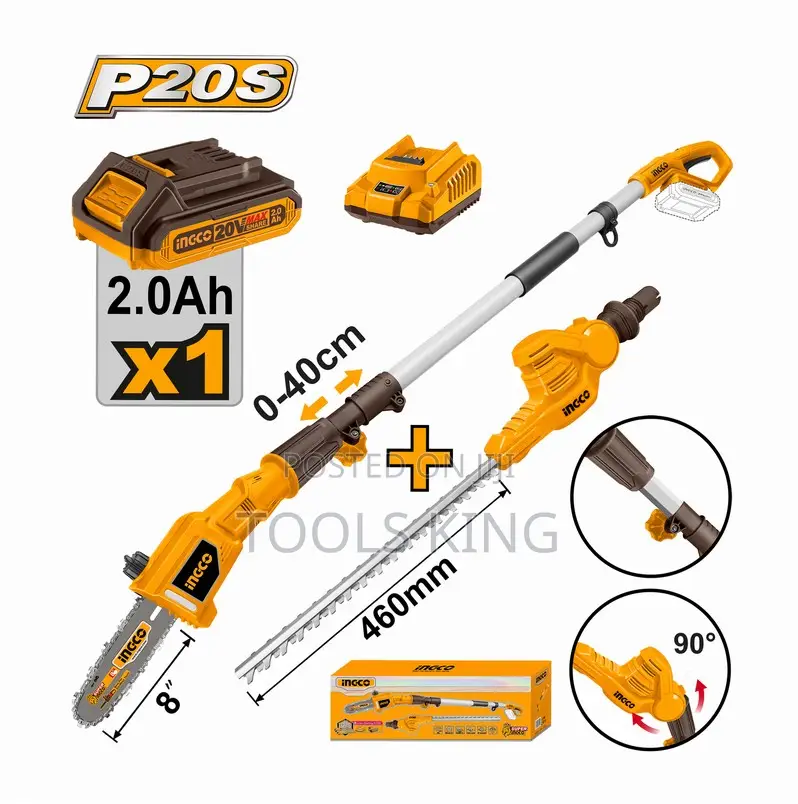 Cordless Pole Saw With Pole Hedge - Cpts201681