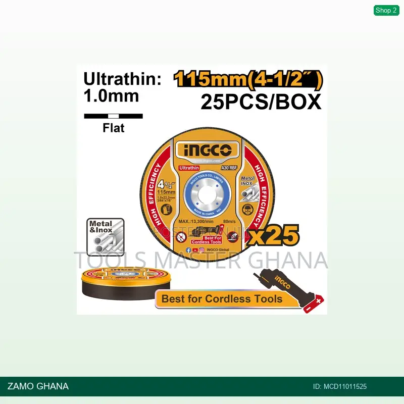 Ultrathin Metal Cutting Disc - MCD