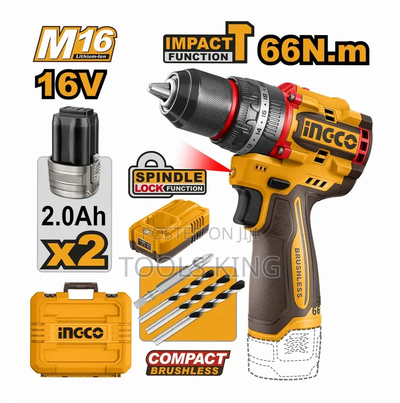 Compact Brushless Cordless Impact - Cidli166062
