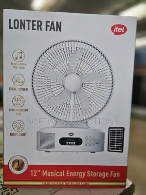 Rechargeable Fans 16w/20w With Solar Panel
