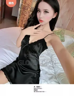 Sexy Satin Nightwear With G-String