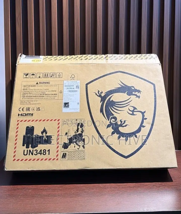 New Laptop MSI GF75 Thin 16GB Intel Core i5 SSD 512GB