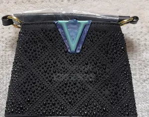 Ladies Rhinestone-Embellished Bag for Parties