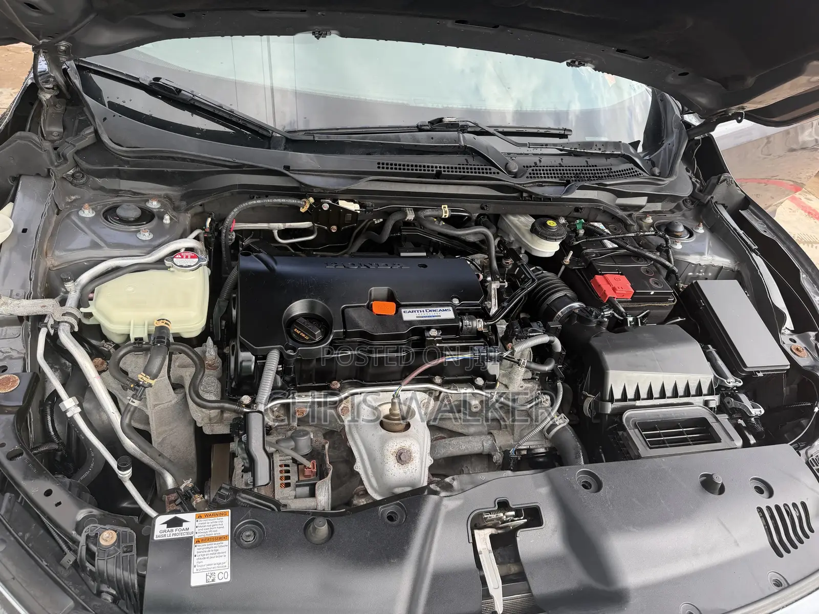 Honda Civic EX 4dr Sedan (2.0L 4cyl) 2017 Gray