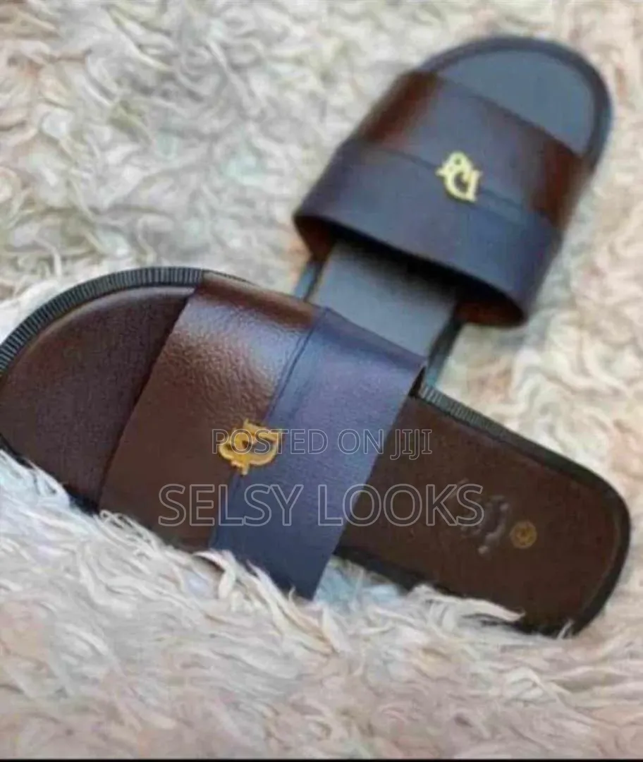 African Easy Wear Leather Slippers