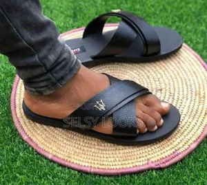 African Easy Wear Leather Slippers