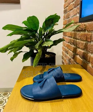 African Easy Wear Leather Slippers