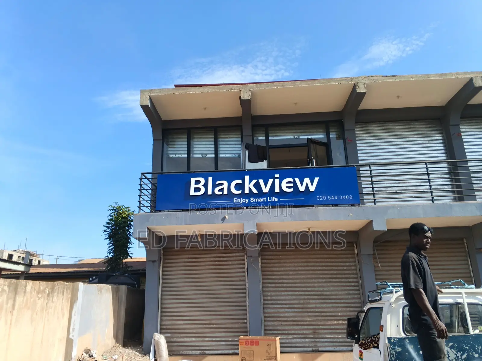 Durable Blackview Front Sign