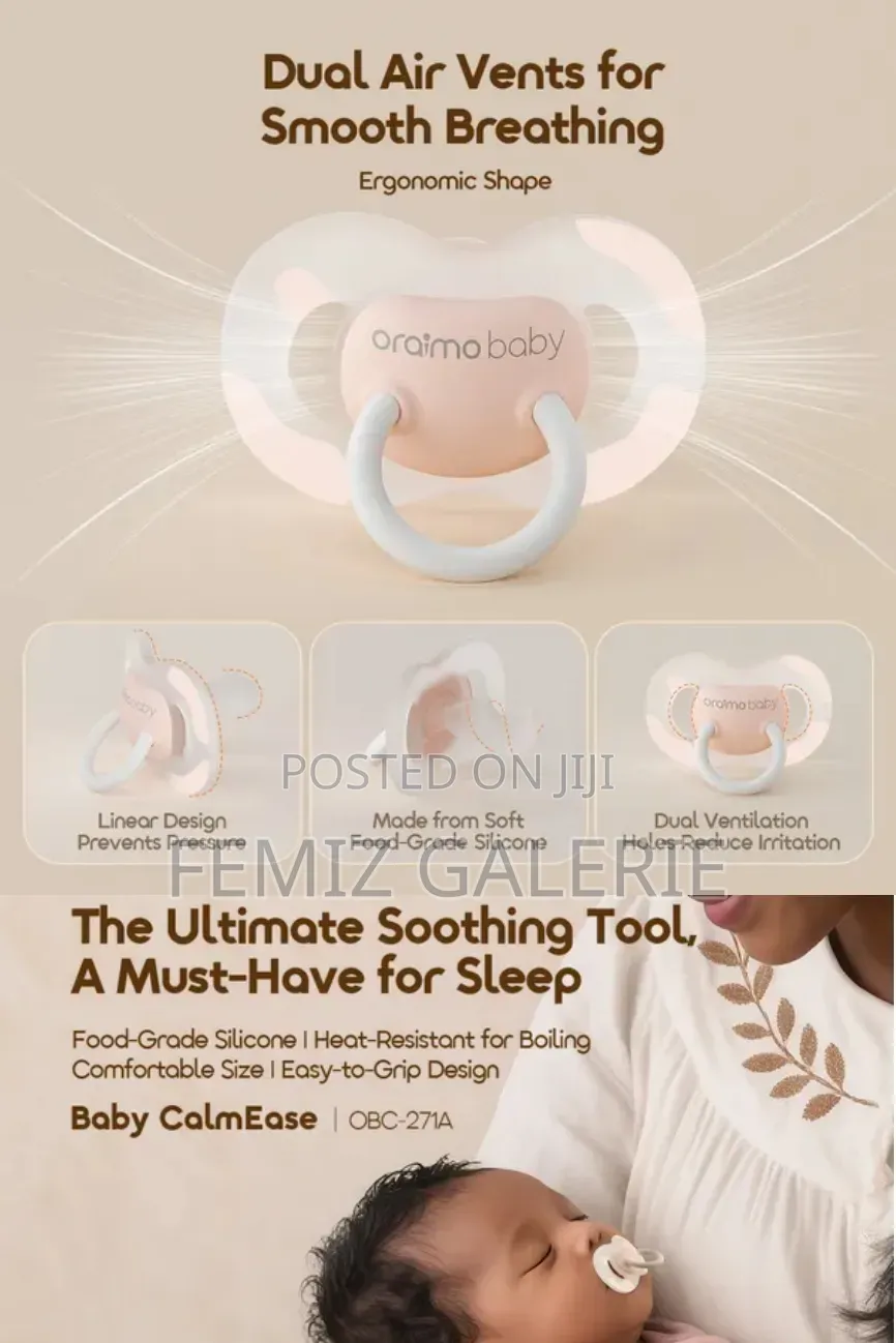 Oraimo Baby Calmease Food-Grade Silicone Pacifier