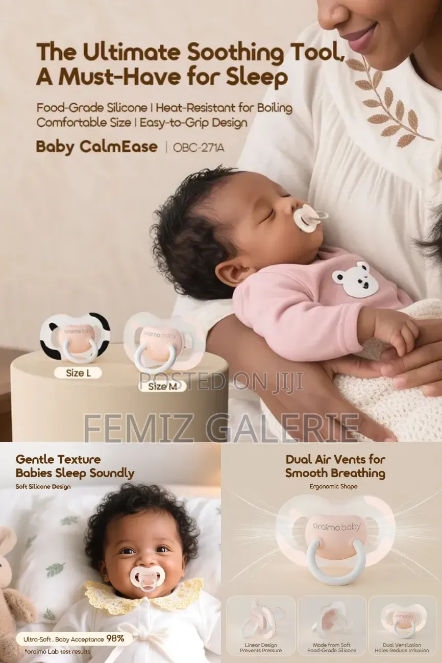 Oraimo Baby Calmease Food-Grade Silicone Pacifier