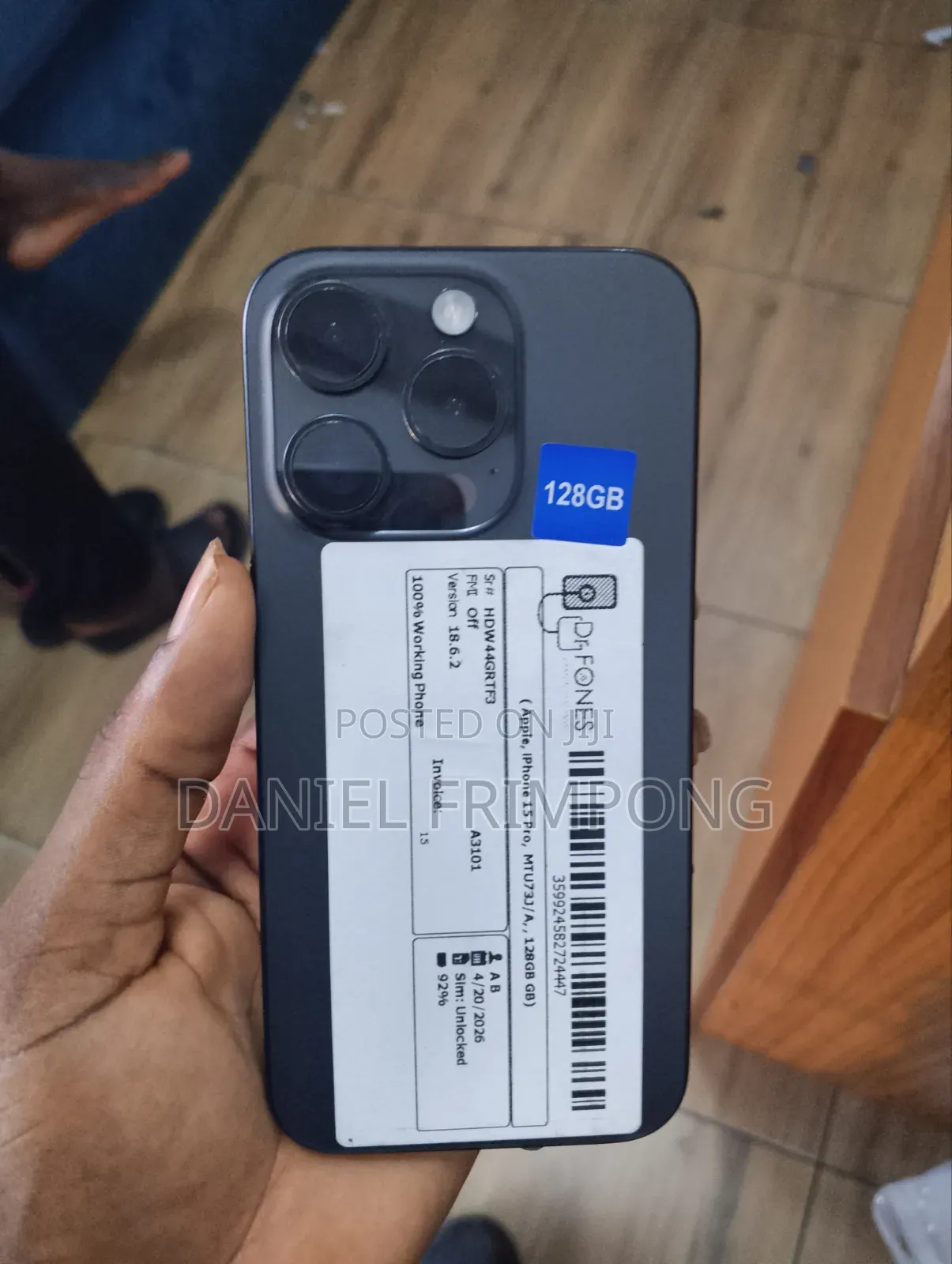 Apple iPhone 15 Pro 128 GB Gray