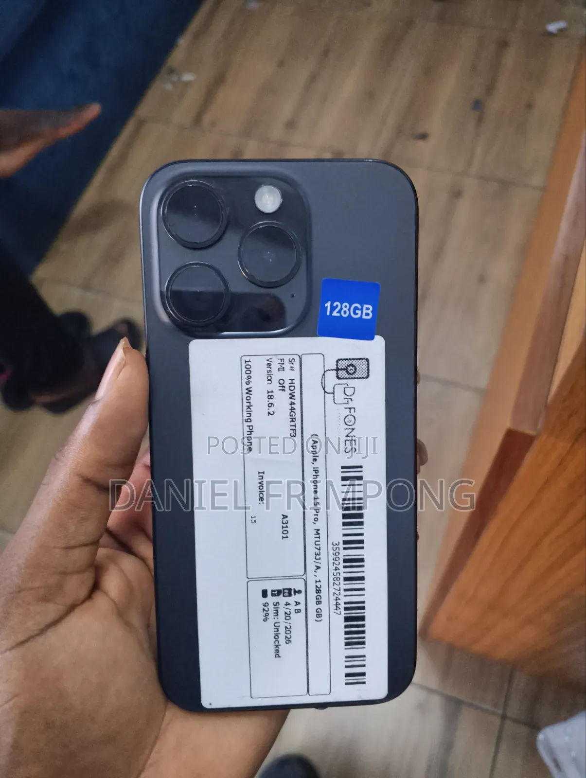 Apple iPhone 15 Pro 128 GB Gray