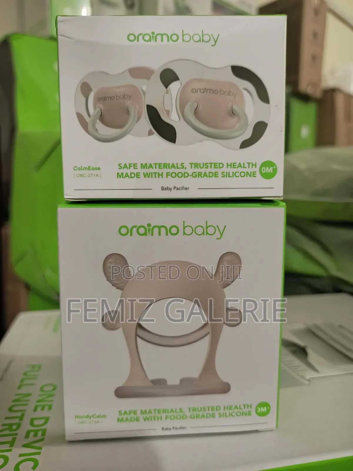 Oraimo Baby Calmease Plus Handycalm Food Grade Silicone Baby Pacifier