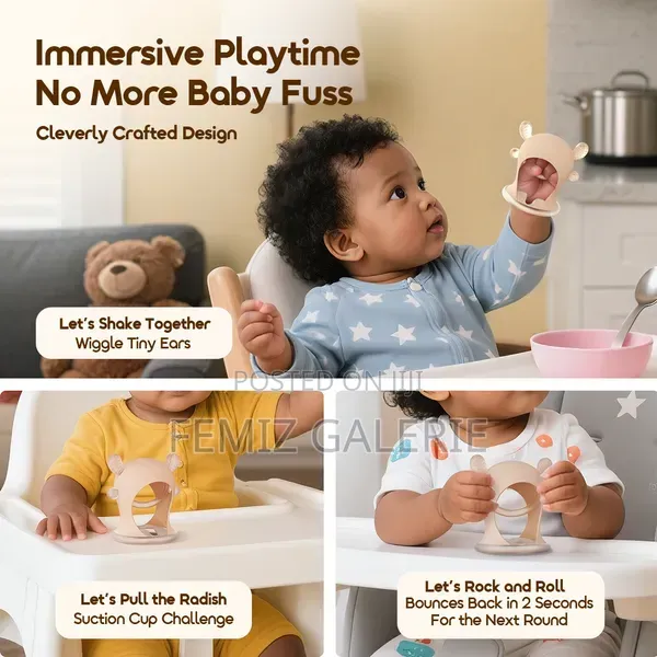 Oraimo Baby Calmease Plus Handycalm Food Grade Silicone Baby Pacifier