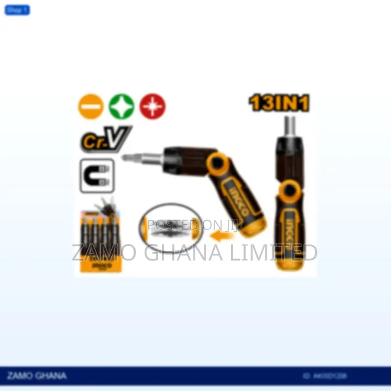 13 in 1 Ratchet Screwdriver - Akisd1208