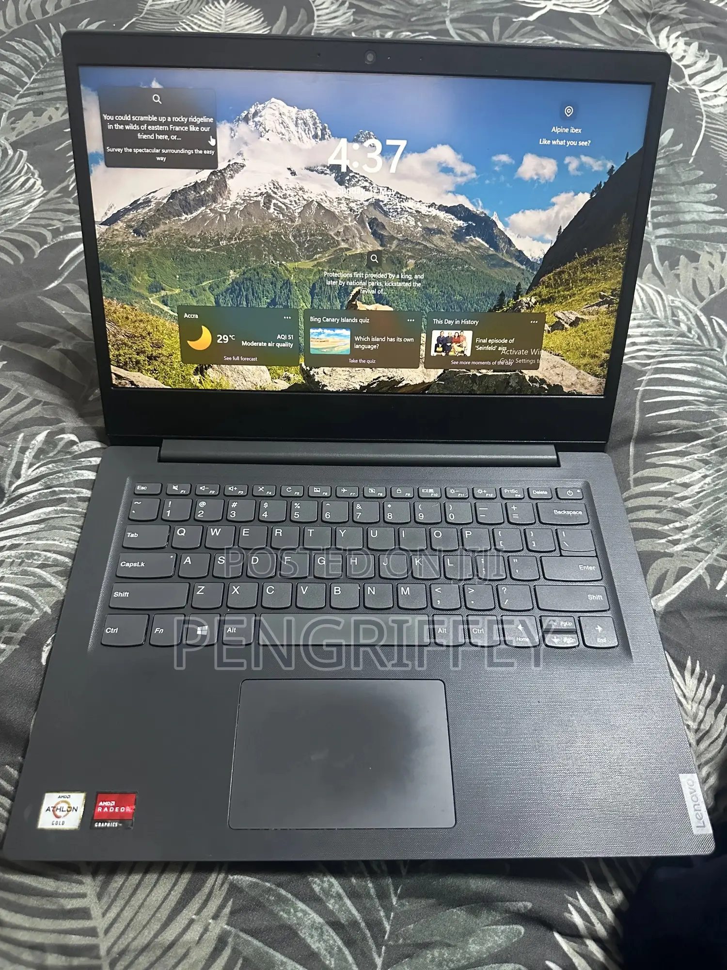 Laptop Lenovo 4GB SSD 128GB