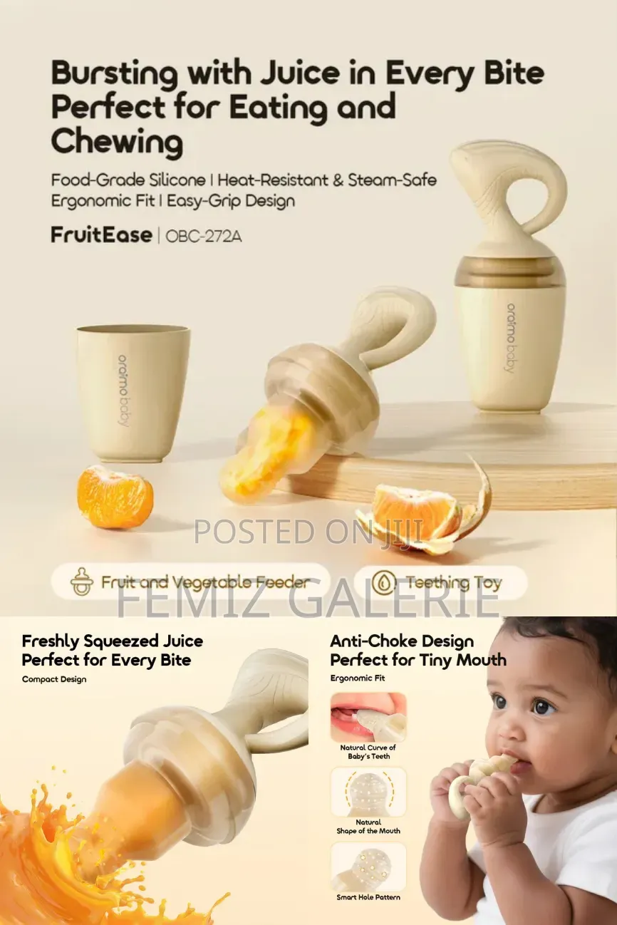Oraimo Fruitease Food Grade Silicone Fruit Food Feeder