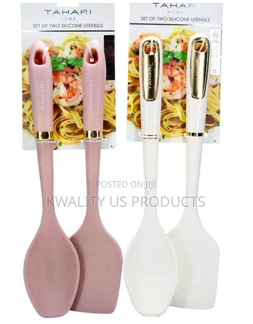 Tahari Home 2-Piece Silicone Utensil Set