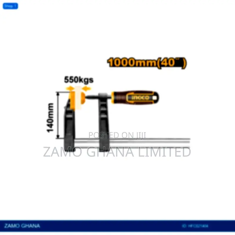 F Clamp With Plastic - Hfc021404