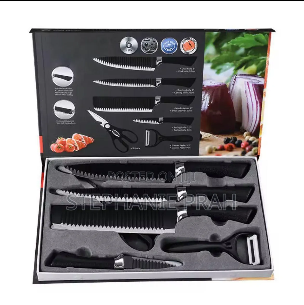 6pcs Multifunctional Knife Set
