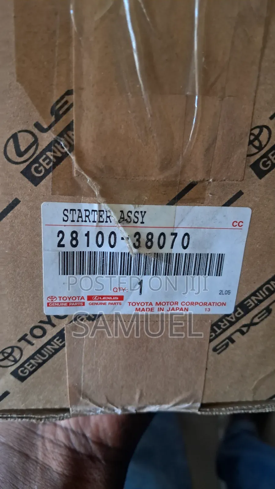 Starter Motor for Toyota Landcruiser 200 Petrol