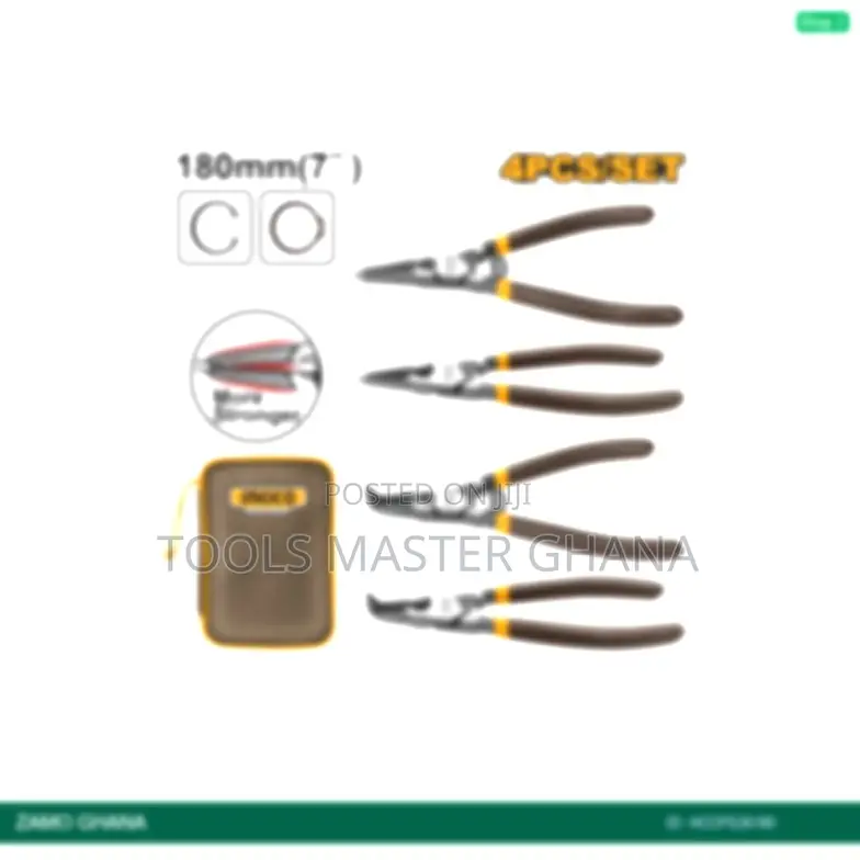 4 PCS Circlip Pliers - Hccps26180