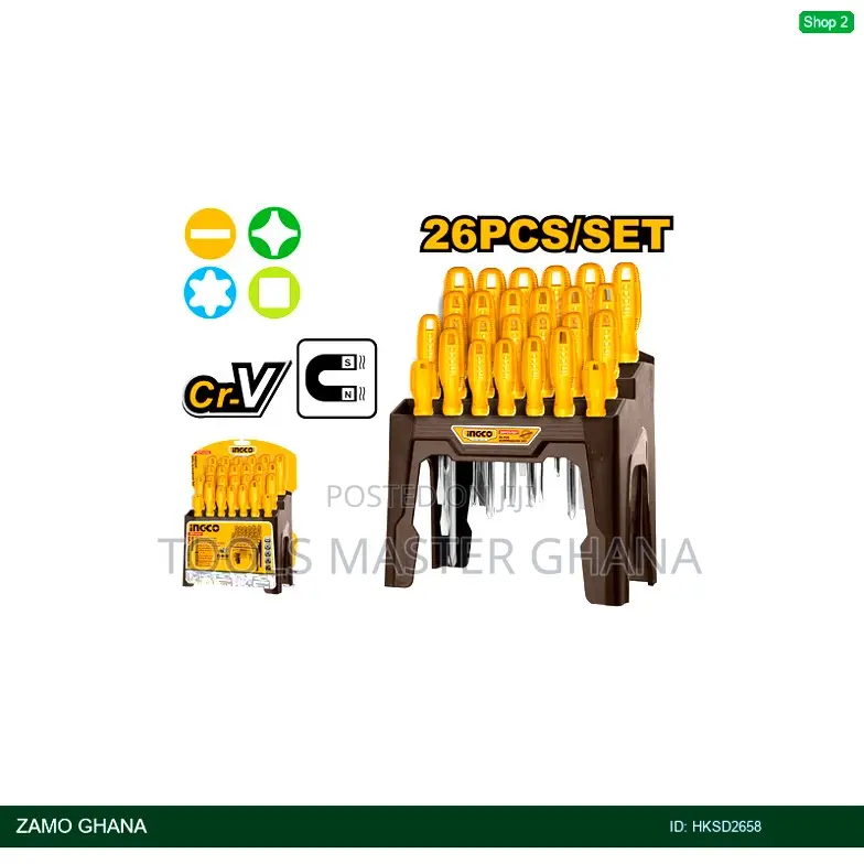 26 PCS Screwdriver - Hksd2658