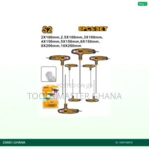 8 PCS Thandle Hex Wrench - Hhkt80818