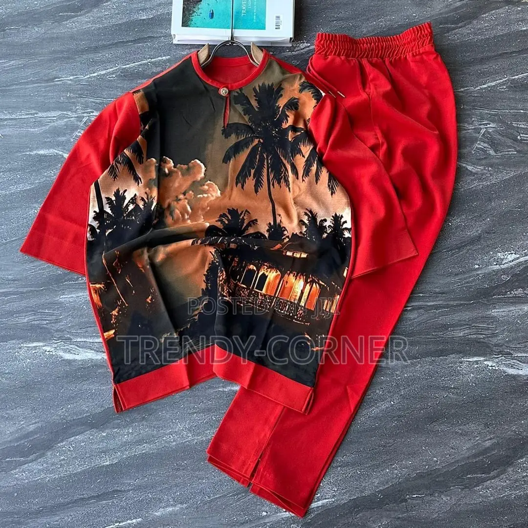 Loungewear Set ( Short Sleeve, Long Pants)