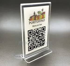A6 Table Talker for Qr Code Display for Restaurant, Hotels Banks
