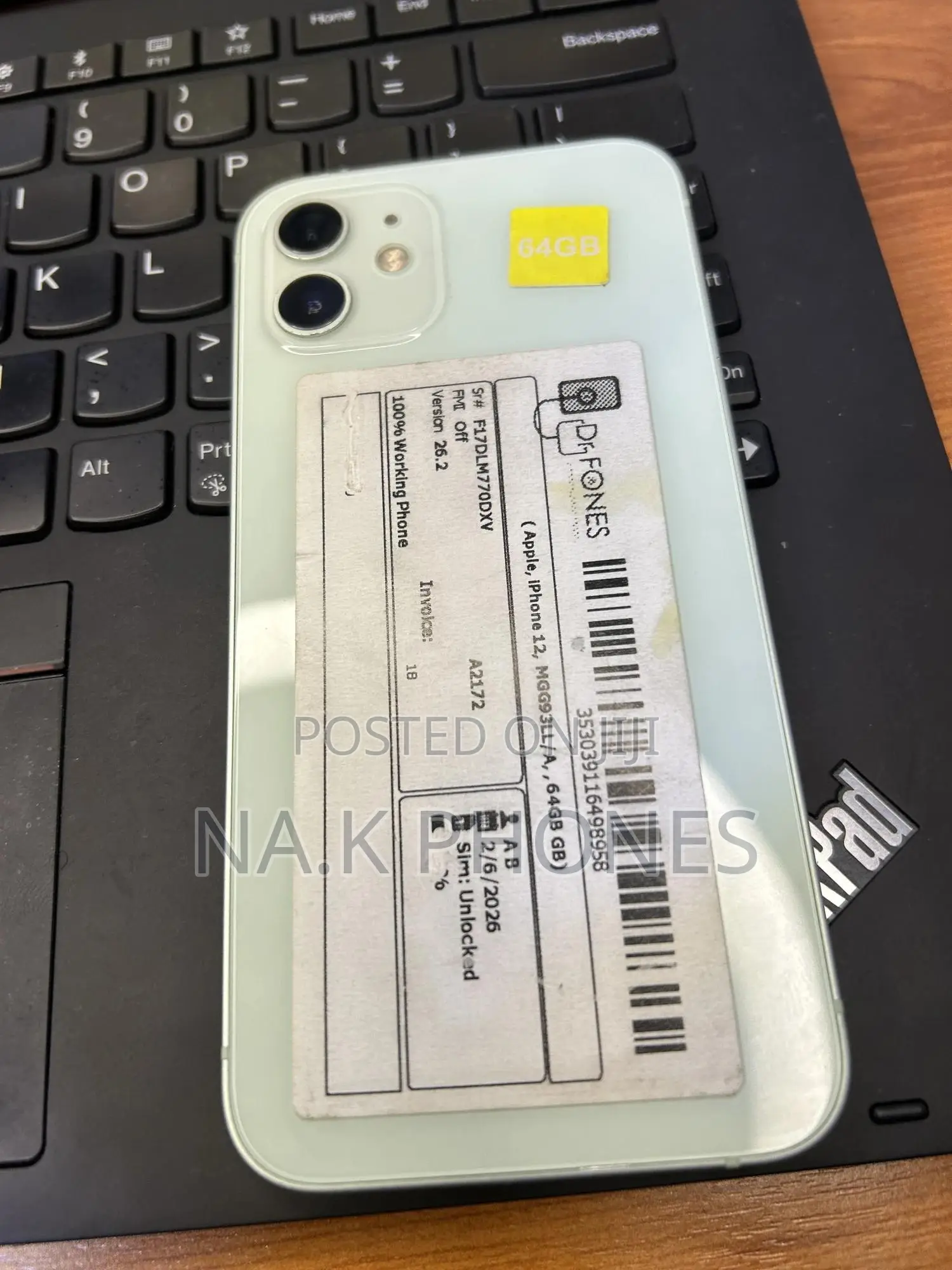 New Apple iPhone 12 64 GB Green