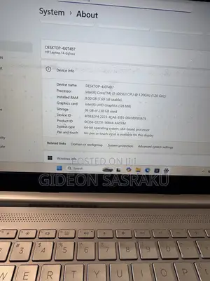 Laptop HP 14-dq1025cl 8GB Intel Core i3 SSD 256GB