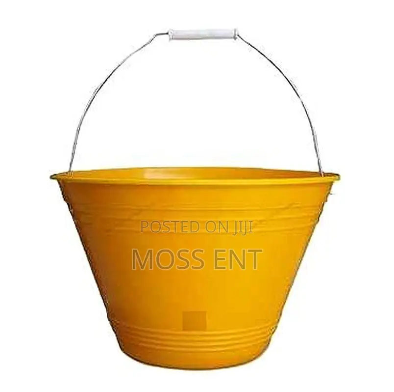 Berry 8l Yellow Bucket PVC Hd With Metal Handle 31x19x17cm Gr - By8ltr