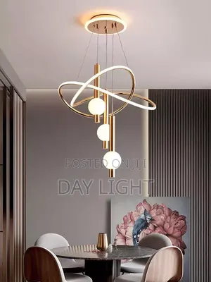Golden Remote Control Chandelier Light