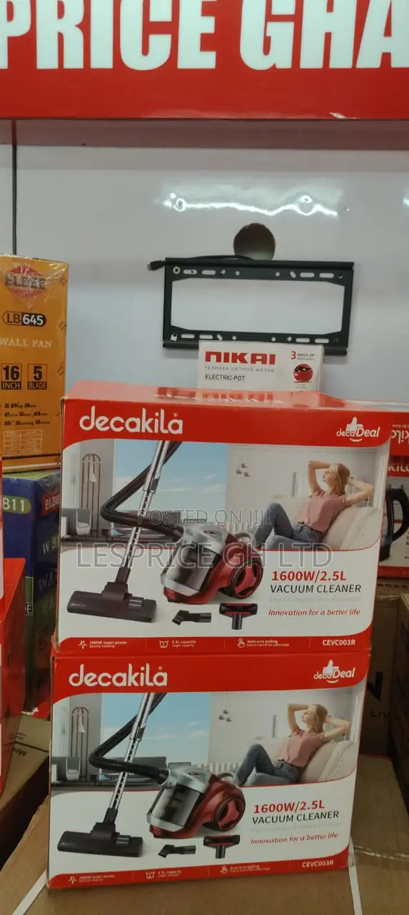 Classy High Grade 1600w Vacuum Cleaner From Decakila