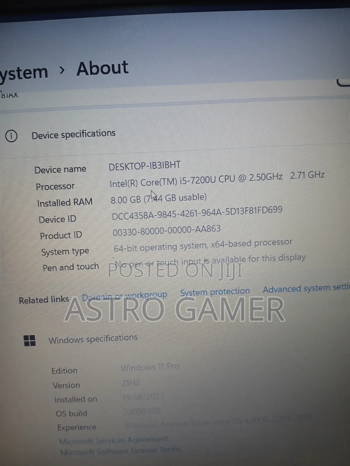 Laptop Lenovo V130-15IKB 8GB Intel Core i5 SSHD+SSD 256GB